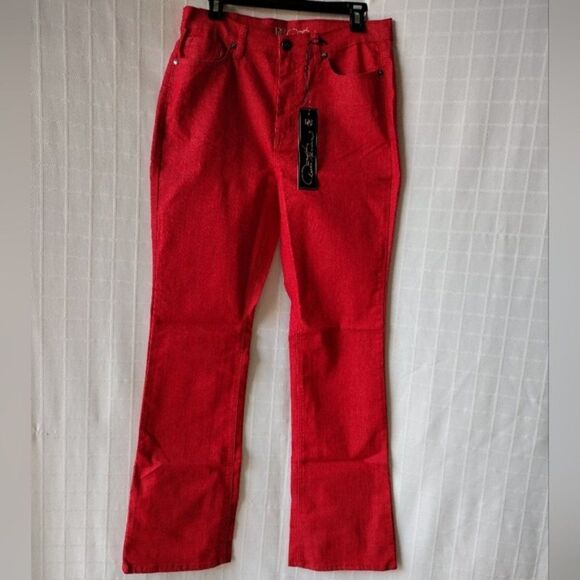 CONSIGNMENT! NWT Diane Gilman Red Jeans Size 10T! - Picture 1 of 12